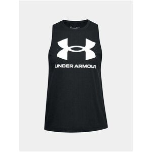 Čierne tielko Under Armour UA W LIVE SPORTSTYLE TANK vyobraziť