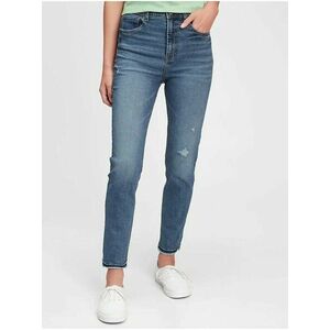 Detské džínsy sky high rise skinny ankle jeans with stretch Modrá vyobraziť