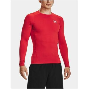 Tričko Under Armour UA HG Armour Comp LS - červená vyobraziť