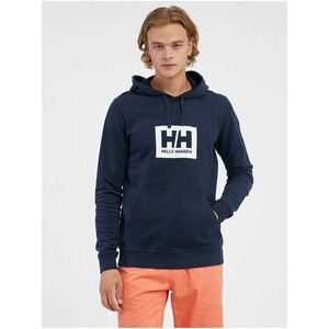 Tmavomodrá pánska mikina s kapucou HELLY HANSEN HH Box Hoodie Helly vyobraziť