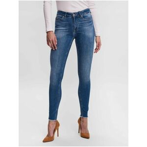 Modré skinny fit rifle VERO MODA Peach vyobraziť