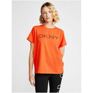 Tričká s krátkym rukávom pre ženy DKNY - oranžová vyobraziť