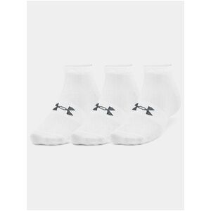 Ponožky Under Armour Essential Low Cut 3Pk - biela vyobraziť