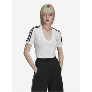 Biely dámsky crop top adidas Originals vyobraziť