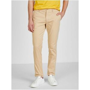 Béžové pánske chino nohavice Tommy Hilfiger 1985 Bleecker vyobraziť