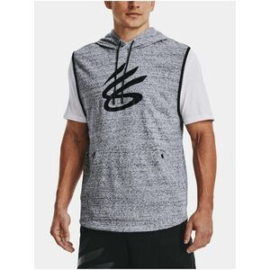 Mikina Under Armour CURRY SLEEVELESS HOODIE - šedá vyobraziť