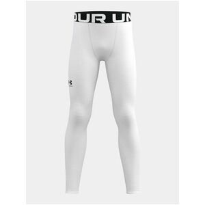 Legíny Under Armour UA CG Armour Leggings - biela vyobraziť