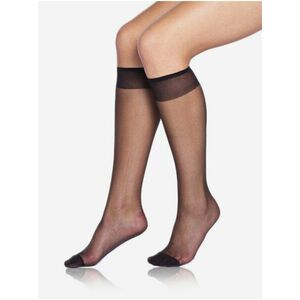 Čierne dámske silonkové podkolienky Bellinda FLY KNEE HIGHS 15 DEN vyobraziť