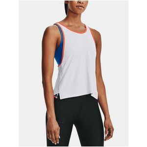 Tielko Under Armour 2 in 1 Knockout Tank - biela vyobraziť