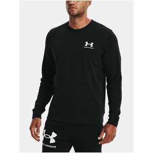 Čierna mikina Under Armour UA Rival Terry LC Crew vyobraziť