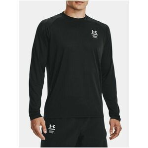 Tričko Under Armour UA Armourprint LS - čierna vyobraziť