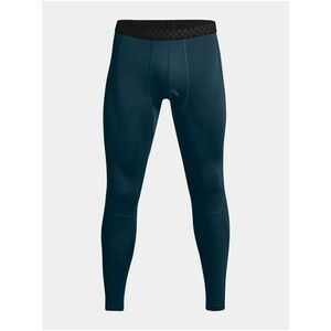 Legíny Under Armour UA ColdGear Rush Leggings - modrá vyobraziť