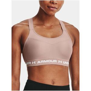 Podprsenka Under Armour Armour High Crossback Bra - ružová vyobraziť