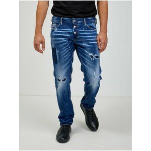 Modré pánske straight fit rifle DSQUARED2 vyobraziť