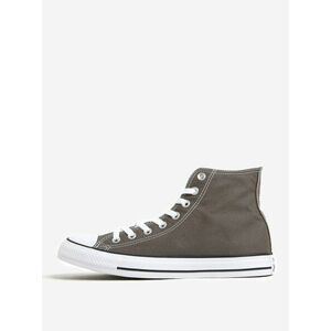 Sivé pánske členkové tenisky s logom Converse Chuck Taylor All Star vyobraziť