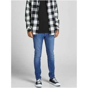 Modré slim fit rifle Jack & Jones Liam vyobraziť