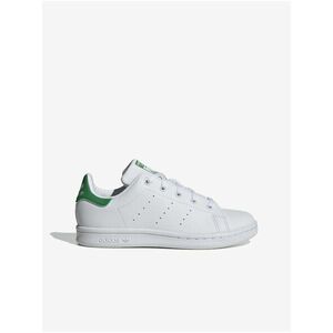 Biele detské tenisky adidas Originals Stan Smith C vyobraziť