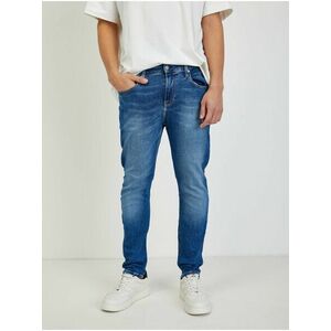 Skinny fit pre mužov Calvin Klein Jeans - modrá vyobraziť