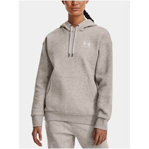 Svetlosivá mikina Under Armour Essential Fleece Hoodie vyobraziť