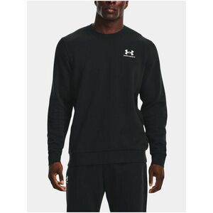 Čierna mikina Under Armour UA Essential Fleece Crew vyobraziť