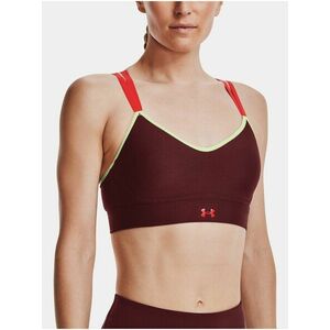 Vínová dámska športová podprsenka Under Armour UA Infinity Low Strappy vyobraziť