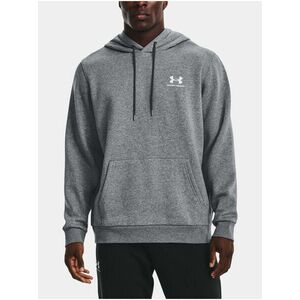 Sivá mikina Under Armour UA Essential Fleece Hoodie vyobraziť