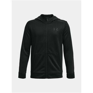 Čierna chlapčenská mikina Under Armour UA Armour Fleece FZ vyobraziť