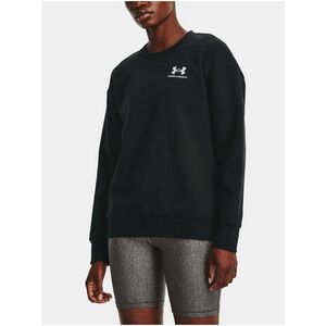 Čierna mikina Under Armour Essential Fleece Crew vyobraziť