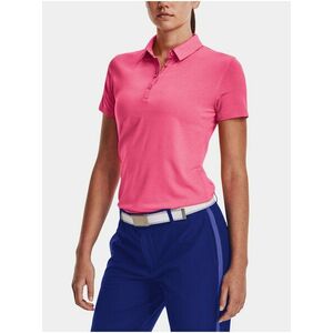 Tričko Under Armour UA Zinger Short Sleeve Polo - ružová vyobraziť