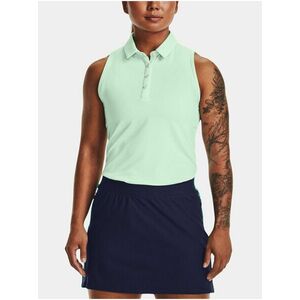 Svetlozelený dámsky športový top Under Armour Zinger Sleeveless Polo vyobraziť