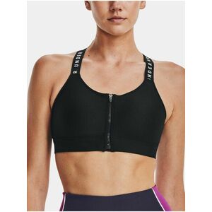 Čierna dámska športová podrsenka Under Armour Infinity High Bra Zip vyobraziť