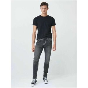 Šedé pánske skinny fit rifle Salsa Jeans vyobraziť