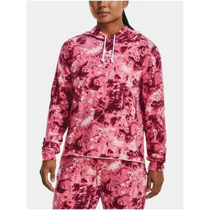 Ružová dámska mikina Under Armour Rival Terry Print Hoodie vyobraziť