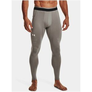 Šedé pánske kompresné legíny Under Armour UA CG Armour Novelty Legging vyobraziť