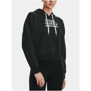 Čierna dámska mikina Under Armour Essential Script Hoodie vyobraziť