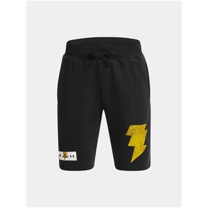 Čierne chlapčenské šortky Under Armour Pjt Rock BA Rvl Terry Short vyobraziť