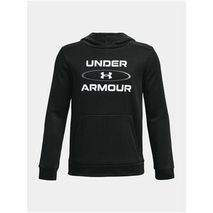 Čierna chlapčenská mikina Under Armour UA Armour Fleece Graphic HD vyobraziť