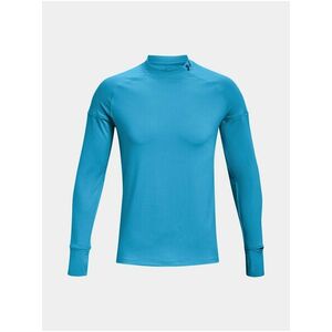 Modré pánske športové tričko Under Armour UA OUTRUN THE COLD LS vyobraziť