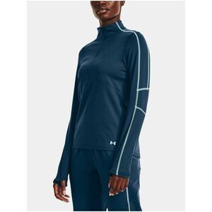 Modré dámske tričko Under Armour UA Train CW 1/2 Zip vyobraziť