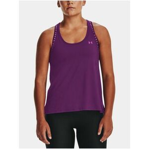 Tmavo fialové športové tielko Under Armour UA Knockout Tank vyobraziť