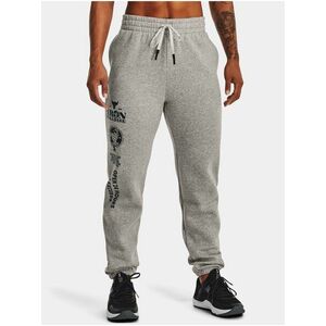 Šedé dámske tepláky Under Armour UA Pjt Rck Hm Gym Flc Pant vyobraziť