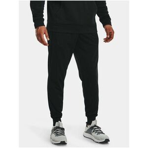 Čierne športové tepláky Under Armour UA Armour Fleece Joggers vyobraziť