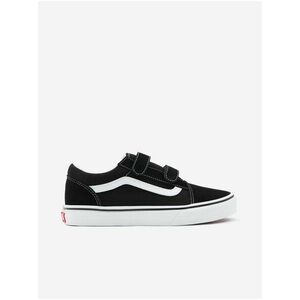 Čierne detské tenisky so semišovými detailmi VANS Old Skool vyobraziť