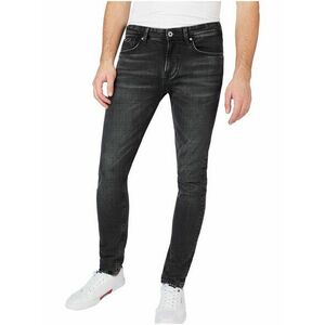 Skinny fit pre mužov Pepe Jeans - čierna vyobraziť