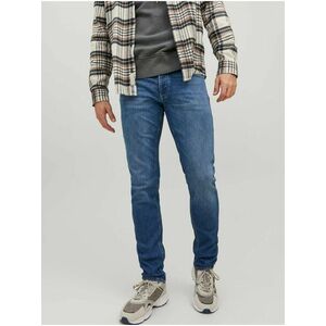 Slim fit pre mužov Jack & Jones - modrá vyobraziť