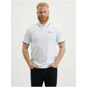 Biele pánske polo tričko Jack & Jones Joshua vyobraziť