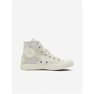 Krémové dámske kvetované členkové tenisky Converse Chuck Taylor All Star Floral vyobraziť