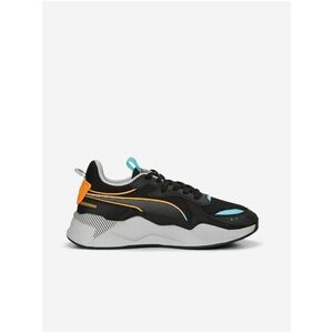 Oranžovo-čierne pánske tenisky Puma RS-X 3D vyobraziť