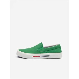 Zelené pánske slip on tenisky Tommy Jeans vyobraziť