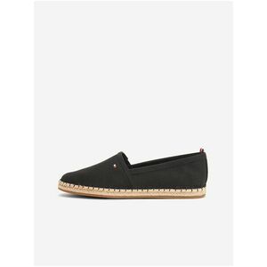 Espadrilky, slip on pre ženy Tommy Hilfiger - čierna vyobraziť